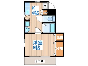 メゾンファミ－ユの物件間取画像